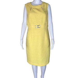 Chelsea Rose Women's Dress, Size 14, Yellow